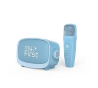 myFirst Voice 2 Karaoké Portable pour Enfants avec Microphone sans Fil et Haut-Parleur Bluetooth, Effets vocaux Amusants et éco, karaoké pour garçons et Filles (Bleu)
