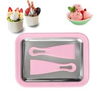 Myfroroll Ice Cream, Rolled Ice Cream Maker for Home, Instant Rolled Ice Creams Machine with Cold Plate Pan, Diy Smoothies for Home Fun Activities(powder)