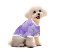 Myfsucce Vêtements d'été pour petits chiens Lilacgold Flow Marbré pour garçon, fille, chiot, chat, 5 à 7,3 kg