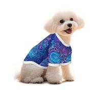 Myfsucce Vêtements pour chiens de petite taille - Mandala mystique - Chemises ethniques pour chien, garçon, fille, chiot, chats - Convient pour l'été - 5 à 7,3 kg