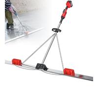 MYFTNP Outil De Finition du Béton, Vibrateur pour Chape, Vitesse : 3 000-6 000 TR/Min, Longueur du Grattoir : 1,8 m/2 m, Largeur De La Règle : 8 cm, pour La Décoration Et La Construction