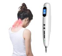 MYFTNP Stylo D'acupuncture Électronique, Stylo De Massage par Impulsions, 9 Niveaux D'intensité Réglables, Longueur d'onde De 650 Nm, Stimulation Microélectrique des Points D'acupuncture