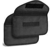 MyGadget 2X Pochette Faraday pour Cell [10,5 x 19,5 cm] - Bloqueur RFID & NFC pour smartphones [jusqu'à 6,8 e voiture [Keyless Go] - Noir