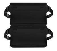 MyGadget 2X Sacoches Étanches [ 22 x 15.5 cm ] - IPx8 Waterproof - Sac Banane Portable avec Fermeture Triple et Ceinture Réglable en Noir