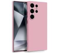 MyGadget Case pour Samsung Galaxy S25 Ultra - Coque de téléphone Portable à Deux Couches avec Protection d'appareil Photo - Housse avec Doublure intérieure et extérieur en Silicone - Rose