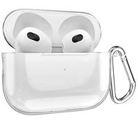 MyGadget Coque Compatible avec Apple Airpods 3 Génération - Case Boîtier Silicone Slim & Anti Choc - Etui Skin Protection Poussière - Housse Transparent