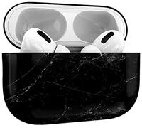 MyGadget Coque Compatible avec Apple Airpods Pro Protection 360° Case - Housse Plastique Rigide Ultra Slim Anti Choc Rayure & Poussière - Marbre Noir