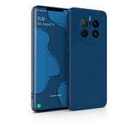 MyGadget Coque pour Huawei Mate 50 Pro - Case TPU Souple & Soft - Cover Protection Extra Fine & Légère - Étui Coloré Anti Choc et Rayures - Bleu Foncé