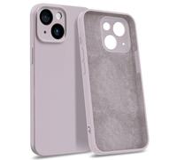 MyGadget Coque pour iPhone 14 [ Quadruple Protection ] - Case Rigide avec Doublure Microfibre - Cover Taupe