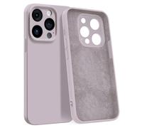 MyGadget Coque pour iPhone 15 Pro [ Quadruple Protection ] - Case Rigide avec Doublure Microfibre - Cover Taupe