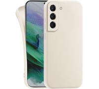 MyGadget Coque pour Samsung Galaxy S21 FE - Case TPU Souple & Soft - Cover Protection Extra Fine & Légère - Étui Coloré Anti Choc et Rayures - Crème