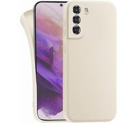 MyGadget Coque pour Samsung Galaxy S21 Plus - Case TPU Souple & Soft - Cover Protection Extra Fine & Légère - Étui Coloré Anti Choc et Rayures - Crème