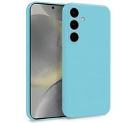 MyGadget Étui pour Samsung Galaxy S25 Plus - étui de téléphone Portable à Deux Couches avec Protection d'appareil Photo - étui avec Doublure intérieure et extérieur en Silicone - Bleu - Turquoise