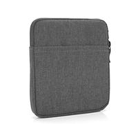 MyGadget Pochette Nylon pour Tablette jusqu'à 7 Pouces - Protection pour 17 x 14,5 cm - ex. Kindle Oasis 9e & 10e Génération - Gris Foncé