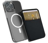 MyGadget Portefeuille Magnétique Magsafe - Double Porte-Cartes - Compatible avec Apple iPhone 15 | 14 | 13 | 12 Series - Noir