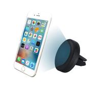 MyGadget Support magnétique Voiture Universel - Pince Grille d'aération - Smartphone ex iPhone X - 8 Plus - Galaxy S8 Edge - S7