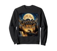 Mygale Géante Lune Dark Fantasy Araignée Graphique Sweatshirt