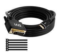 Mygatti câble 4K HDMI vers DVI 2m,bidirectionnel Adaptateur DVI (24+1)-HDMI Full HD/1080p,Contacts Plaqués Or, pour projecteurs,Ordinateur Portable,TV,PC,Lecteur DVD, avec 5 Attaches