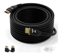 Mygatti Câble HDMI 4K 10 mètre,câble HDMI 2.0 Ultra HD,connecteurs plaqués or,4K à 60 Hz,2K,1080P,HDCP 2.2,ARC,câbles HDMI en vrac pour ordinateur portable,moniteurs,HDTV,PS5 et plus
