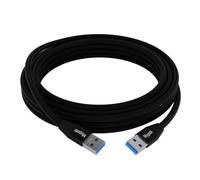 Mygatti Câble USB 3.0 5 Gbps(5 mètres),haute vitesse USB A mâle vers A mâle,nylon tressé,câble de connexion USB compatible avec imprimante,appareil photo, disque dur externe et plus
