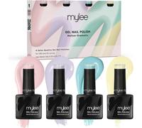 Mygel By Mallow-Dramatic Vernis À Ongles Gel Set 4x10ml Uv/Led Nail Art Manucure Pédicure Pour Usage Professionnel Et Domestique - Longue Durée Et Facile À Utiliser
