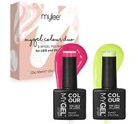 MyGel by MYLEE Rave On Vernis à Ongles Gel Set 2x10ml UV/LED Nail Art Manucure Pédicure pour Usage Professionnel et Domestique - Longue durée et facile à utiliser