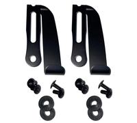 MYGLOAR 2 pcs clip de taille pour gaine K, clip de taille pour gaine de couteau, porte-couteau en métal, clip de ceinture, couteau de ceinture, compatible avec de nombreux supports de(champ)