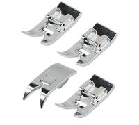 MYGLOAR 4PCS Pieds-de-biche universels pour Machine à Coudre, Pied-de-biche pour Point Droit, Pied-de-biche en Zigzag, Accessoires multifonctionnels pour Toutes Les Machines à Coudre à Tige Basse