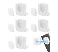 MYGLOAR 5PCS supports de télécommande magnétiques améliorés 2025, support mural de télécommande en silicone, support mural adhésif puissant pour télécommande de téléviseur/climatiseur/ventilateur
