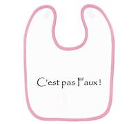 Bavoir Bébé Kaamelott C'est Pas Faux Rose Rose