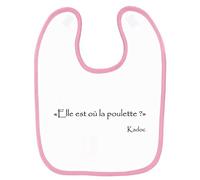 Mygoodprice Bavoir bébé kaamelott elle est ou la poulette