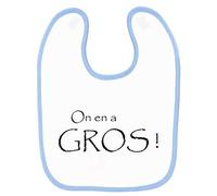 Mygoodprice Bavoir bébé kaamelott on en a gros Bleu