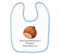 Mygoodprice Bavoir bébé kaamelott petit marron Bleu