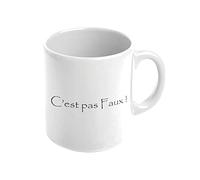 Mygoodprice MUG en céramique au motif C est pas faux