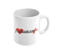 Mygoodprice MUG en céramique au motif J'aime la Guadeloupe