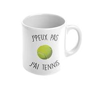 Mygoodprice MUG en céramique au motif J'peux pas tennis