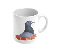 Mygoodprice MUG en céramique au motif Pigeon