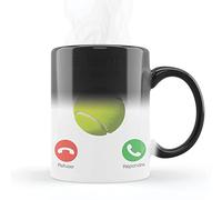 Mygoodprice MUG Magique qui change de couleur sensible à la chaleur - Thermosensible - en céramique au motif Tennis m'appelle