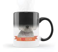Mygoodprice MUG Magique qui change de couleur sensible à la chaleur - Thermosensible - en céramique au motif I love bichon