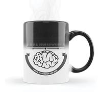 Mygoodprice MUG Magique qui change de couleur sensible à la chaleur - Thermosensible - en céramique au motif Brains are awesome