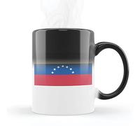 Mygoodprice MUG Magique qui change de couleur sensible à la chaleur - Thermosensible - en céramique au motif Drapeau Venezuela