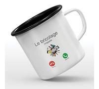 Mygoodprice MUG tasse émaillée au motif Bricolage m'appelle