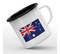 Mygoodprice MUG tasse émaillée au motif Drapeau Australie