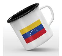 Mygoodprice MUG tasse émaillée au motif Drapeau Venezuela
