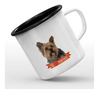 Mygoodprice MUG tasse émaillée au motif I love yorkshire