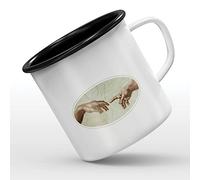 Mygoodprice MUG tasse émaillée au motif Michel-Ange