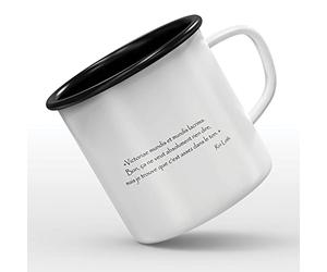 Mygoodprice MUG tasse émaillée au motif Roi loth victoriae