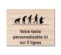 Mygoodprice Plaque décorative Evolution Pétanque en Aluminium Personnalisable 20x15cm ou 30x20cm Alu Brossé Alu Brossé Alu Brossé Alu Brossé Alu Brossé Alu Brossé Alu Brossé Alu Brossé Alu Brossé Bois