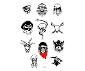 Mygoodprice Plaque Dessin A4, Autocollant Tête de Mort de A88 Ruban adhésif Scrapbooking