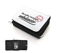 Mygoodprice Portefeuille à Rabat Porte-Monnaie métier Passion ambulancier Noir